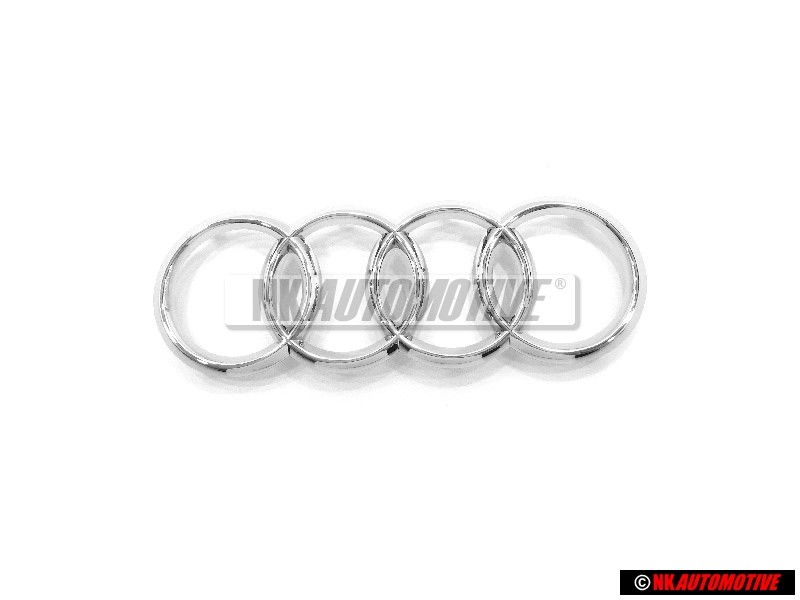 Audi Originale Anelli Fronte Logo Emblema Simbolo Cromo - 4M0853605 2ZZ