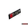 Audi Originale SQ7 Fronte Logo Emblema Scritta Nero Cromo Rosso - 4M0853748B 2ZZ