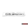 Audi Originale 55 E-TRON Posteriore Logo Emblema Scritta Cromo - 4K0853744 2ZZ