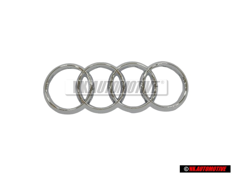Audi Originale Anelli Fronte Logo Emblema Simbolo Cromo - 80A853605C 2ZZ