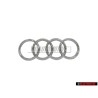 Audi Originale Anelli Fronte Logo Emblema Simbolo Cromo - 80A853605C 2ZZ