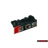 Audi Originale SQ5 Fronte Logo Emblema Scritta Nero Cromo Rosso - 80A853736E 2ZZ