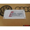 Audi Originale S3 Posteriore Logo Emblema Scritta Cromo Rosso - 8L0853735 2ZZ