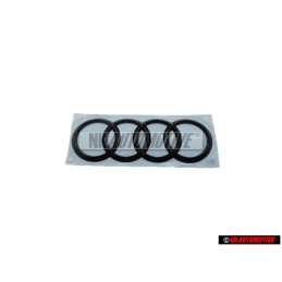 Audi Originale Anelli Posteriore Logo Emblema Simbolo Nero - 8S0853742A T94