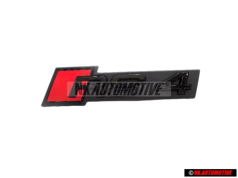 Audi Originale RS4 Fronte Logo Emblema Scritta Nero Rosso - 8W0853736C T94