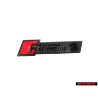 Audi Originale RS4 Fronte Logo Emblema Scritta Nero Rosso - 8W0853736C T94