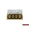 Audi Originale Anelli Posteriore Logo Emblema Simbolo Nero - 8V5853742 T94