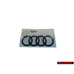 Audi Originale Anelli Posteriore Logo Emblema Simbolo Nero - 8V0853742B T94