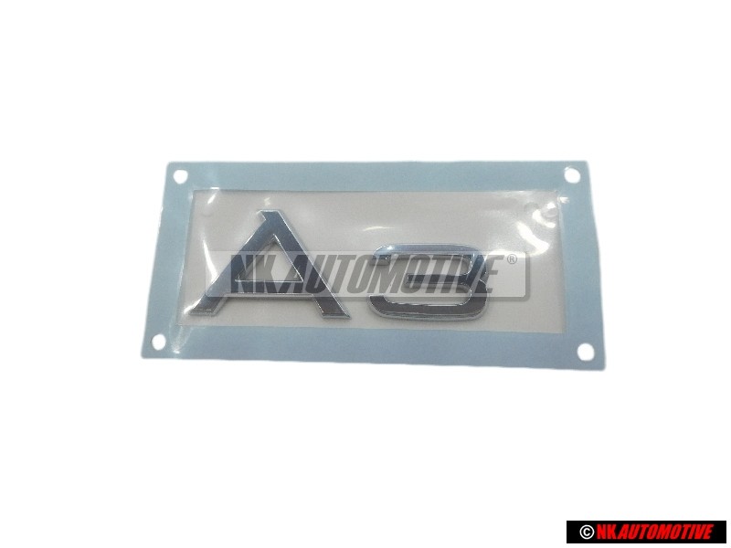 Audi Originale A3 Posteriore Logo Emblema Scritta Cromo - 8P0853741 2ZZ