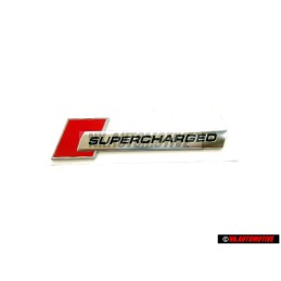 Audi Originale SUPERCHARGED Lato Logo Emblema Simbolo - 4F0853601A 2ZZ