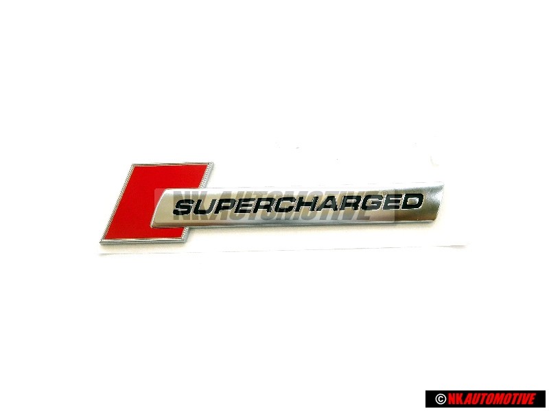 Audi Originale SUPERCHARGED Lato Logo Emblema Simbolo - 4F0853601A 2ZZ