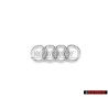 Audi Originale Anelli Fronte Logo Emblema Simbolo Cromo - 8J0853605