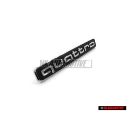 Audi Originale QUATTRO Fronte Logo Emblema Scritta Nero Cromo - 4K0853736A 9B9
