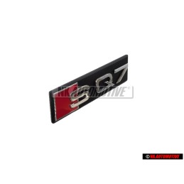Audi Originale SQ7 Fronte Logo Emblema Scritta Nero Cromo Rosso - 4M0853748
