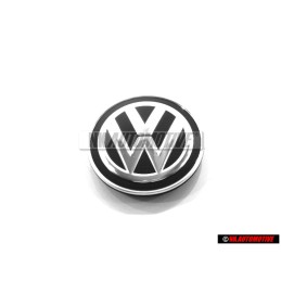 VW Originale Cappuccio Di Copertura Nero Satinatocromo Argento - 5G0601171 XQI