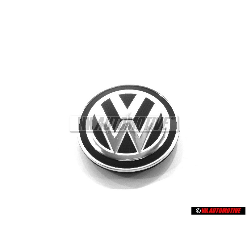 VW Originale Cappuccio Di Copertura Nero Satinatocromo Argento - 5G0601171 XQI