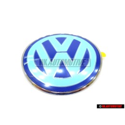 VW Originale Fronte Logo Emblema Simbolo Blu Bianco - 1C0853617 39A