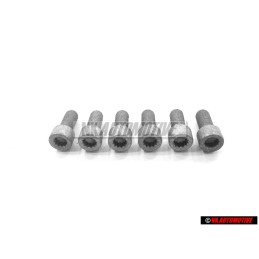 6x VW Originale Vite Cilindrica Con Testa Poligonale Interna - N 90991002