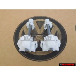 2x VW Originale Adattatore Con Vite Registro Regolazione Verticale - 191941297