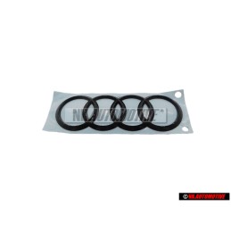 Audi Originale Anelli Posteriore Logo Emblema Simbolo Nero - 80A853742A T94