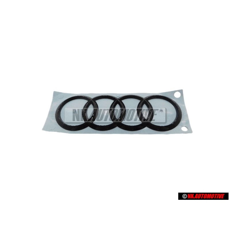 Audi Originale Anelli Posteriore Logo Emblema Simbolo Nero - 80A853742A T94