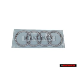 Audi Originale Anelli Posteriore Logo Emblema Simbolo Cromo - 8P0853742 2ZZ