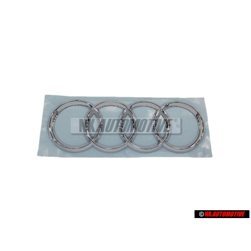 Audi Originale Anelli Posteriore Logo Emblema Simbolo Cromo - 8P0853742 2ZZ