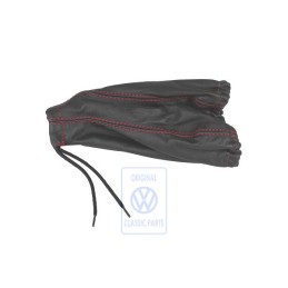 VW Originale Rivest. Leva Cambio (Pelle) Nero - 1H0064228 041
