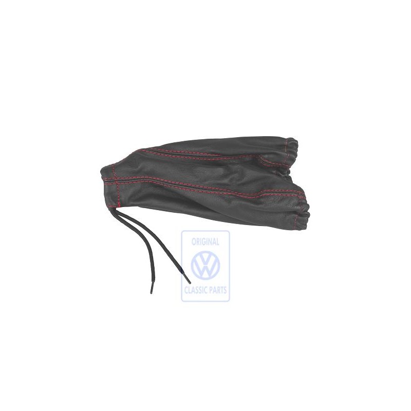 VW Originale Rivest. Leva Cambio (Pelle) Nero - 1H0064228 041