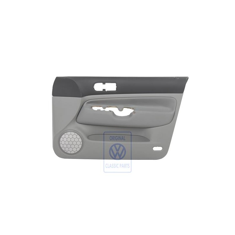 VW Originale Rivestimento Porta (Tessuto) Nero/Grigio Flanella - 1J4867012CKHRQ