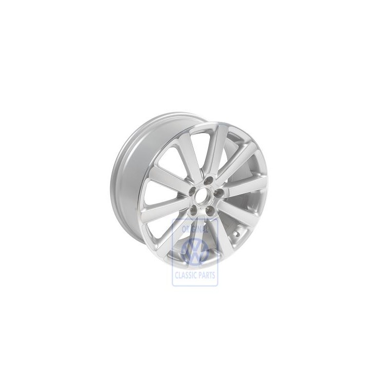 VW Originale Cerchio In Alluminio Argento Brillante - 1K0601025BL8Z8