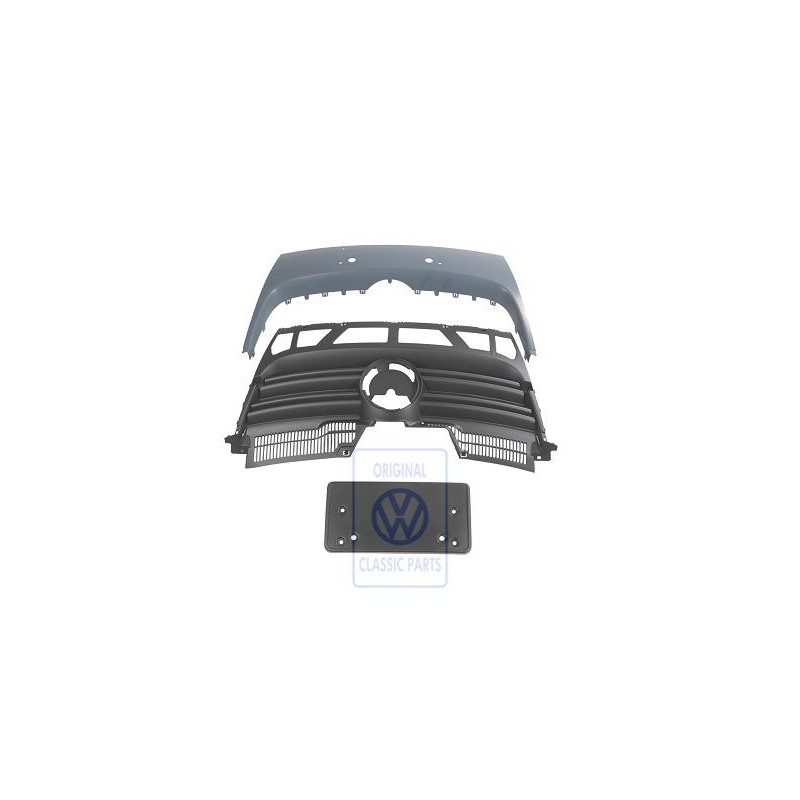 VW Originale Griglia Radiatore Con Fondo Gia Applicato - 1K5853651R GRU