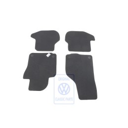 VW Originale 1 Set Di Tappetini Nero/Grigio Flanella - 1Q1863011C QIK
