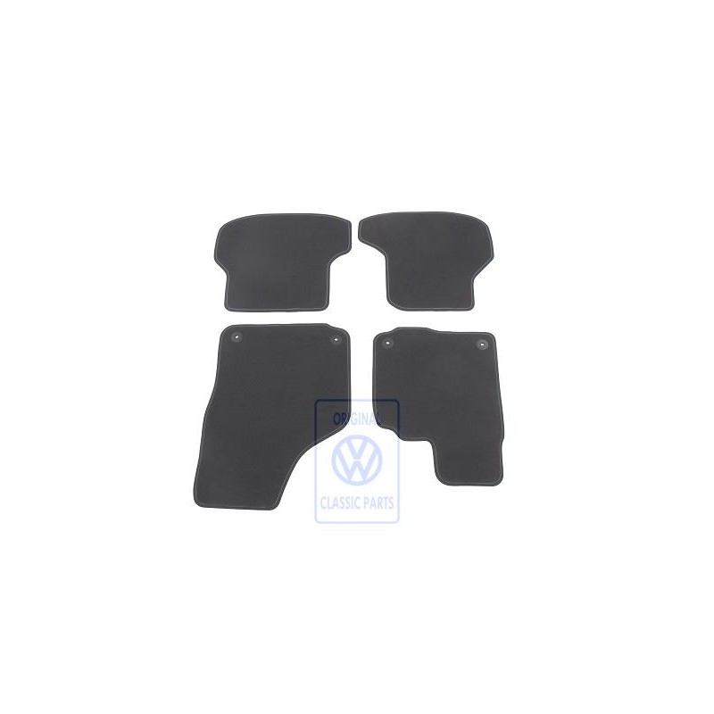 VW Originale 1 Set Di Tappetini Nero Titanio/Puregrey - 5K7863011C CNI VW Originale 1 Set Di Tappetini Nero Titanio/Puregrey - 5K7863011C CNI