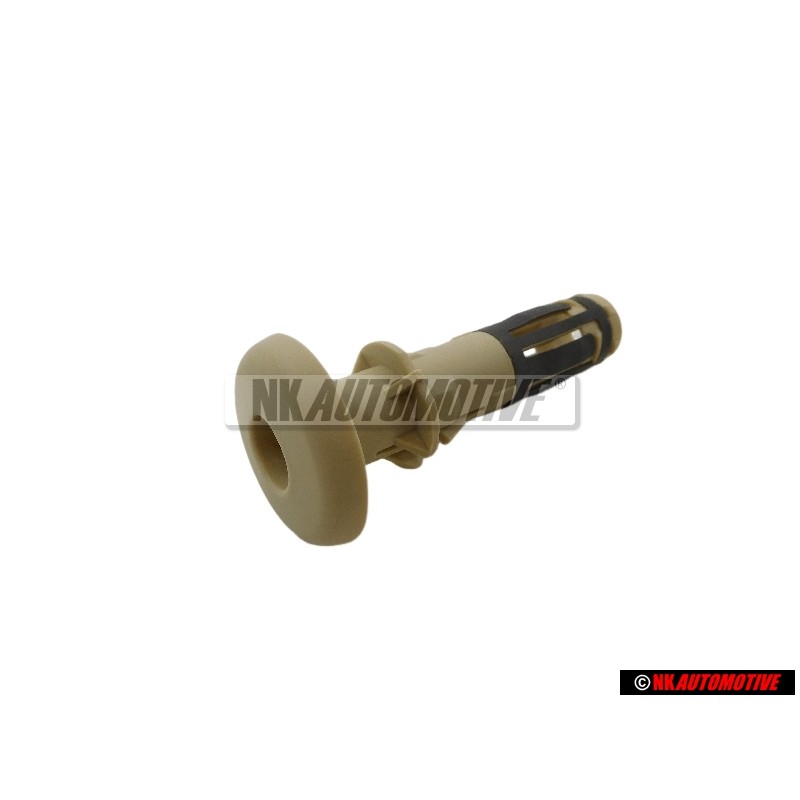 VW Originale Guida Per Poggiatesta Registrabile Beige Crema - 1J0881920E 3PT