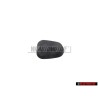 VW Originale Cappuccio Di Copertura Nero Satinato - 7N0837111 9B9