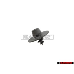 VW Originale Bottone Per Tappeto Grigio Flanella - 3D0864812A U71