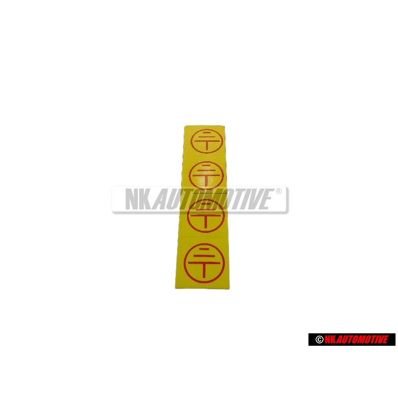 VW Originale Targhetta Di Avvertenza - 183000379