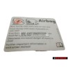 VW Originale Etichetta 'Airbag' Impiegando Sedili Per Bambini - 1H0010079M