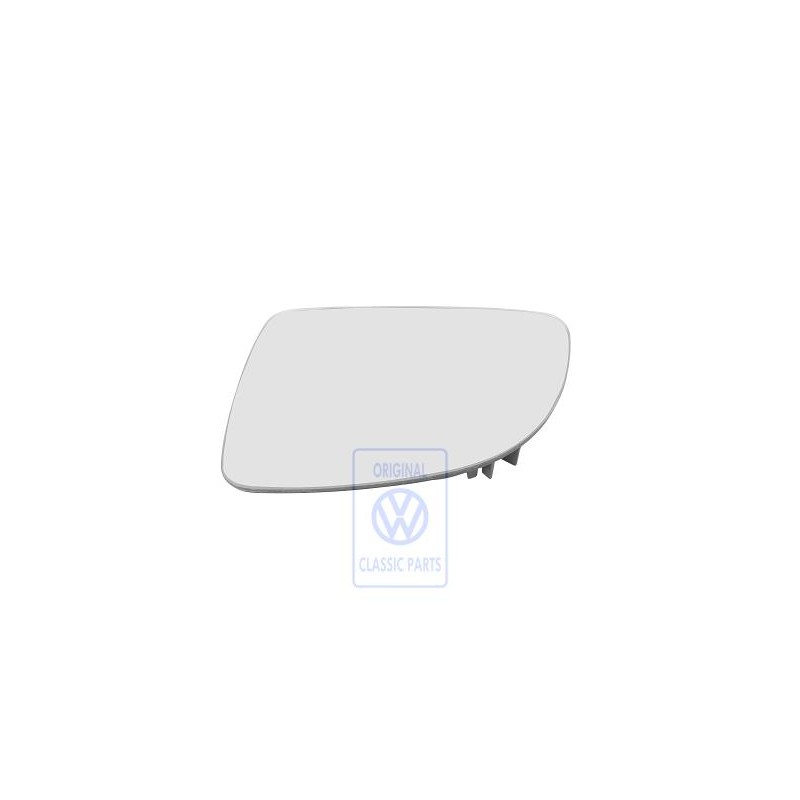 VW Originale Vetro Dello Specchio Con Vesso Con Piastra - 1C2857521D