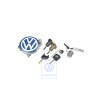 VW Originale 2 Set Cilindr. Serratura Per Maniglia Porta - 1C9800375A