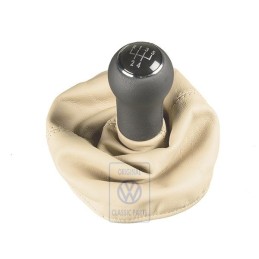 VW Originale Pomello Leva Cambio Con Cuffia Per Leva Cuoio - 1E0711118B HLB