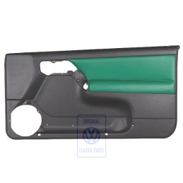 VW Originale Rivestimento Porta Pelle/Similpelle Nero/Verde - 1E0867012APLPS
