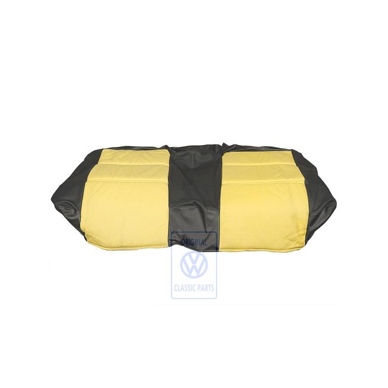 VW Originale Rivestimento Sedile Pelle/Similpelle Giallo/Nero - 1E0885405K EAF