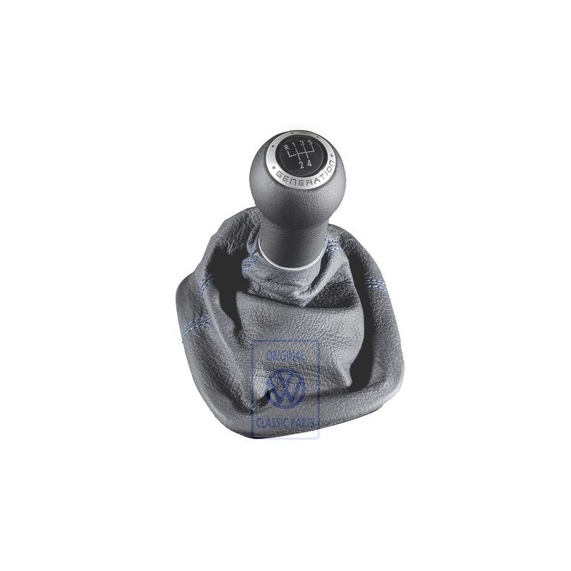 VW Originale Pomello Leva Cambio Con Cuffia Per Leva Cuoio - 1J0711113ARJNV