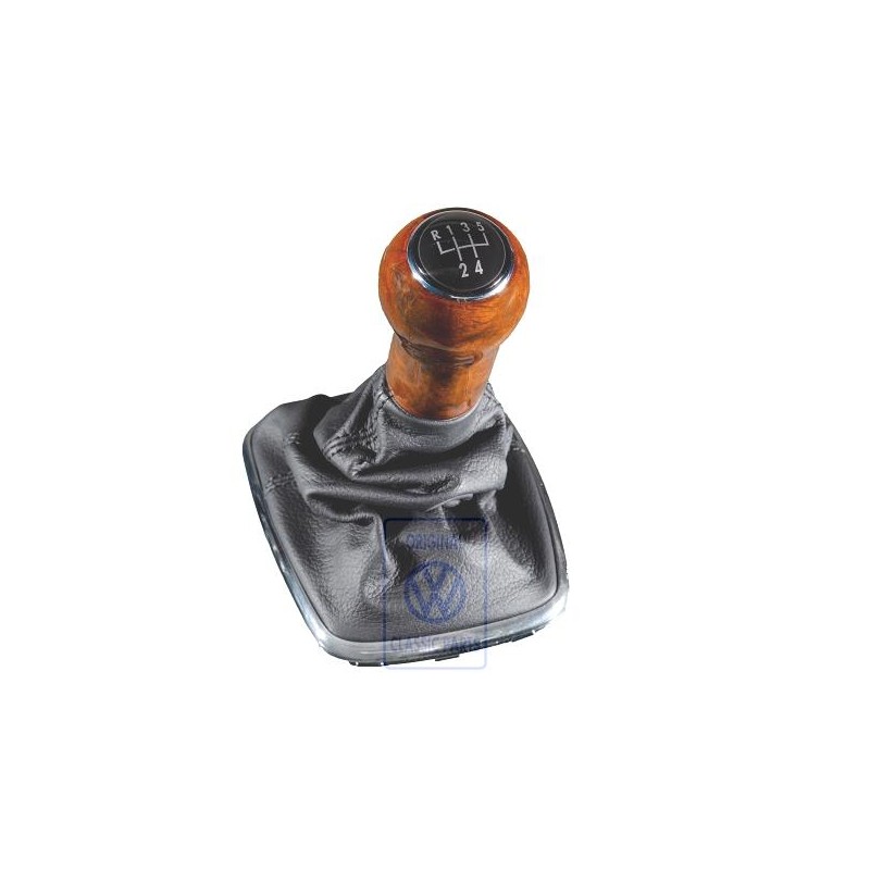 VW Originale Pomello Leva Cambio Legno Con Cappuccio - 1J0711113BLMBH