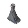 VW Originale Pomello Leva Cambio Legno/ Pelle Con Rivestimento - 1J0711113BSMBK