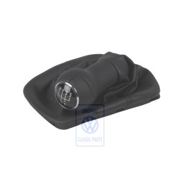 VW Originale Pomo Leva Cambio Pelle Con Rivestimento Leva - 1J0711113DFMEK