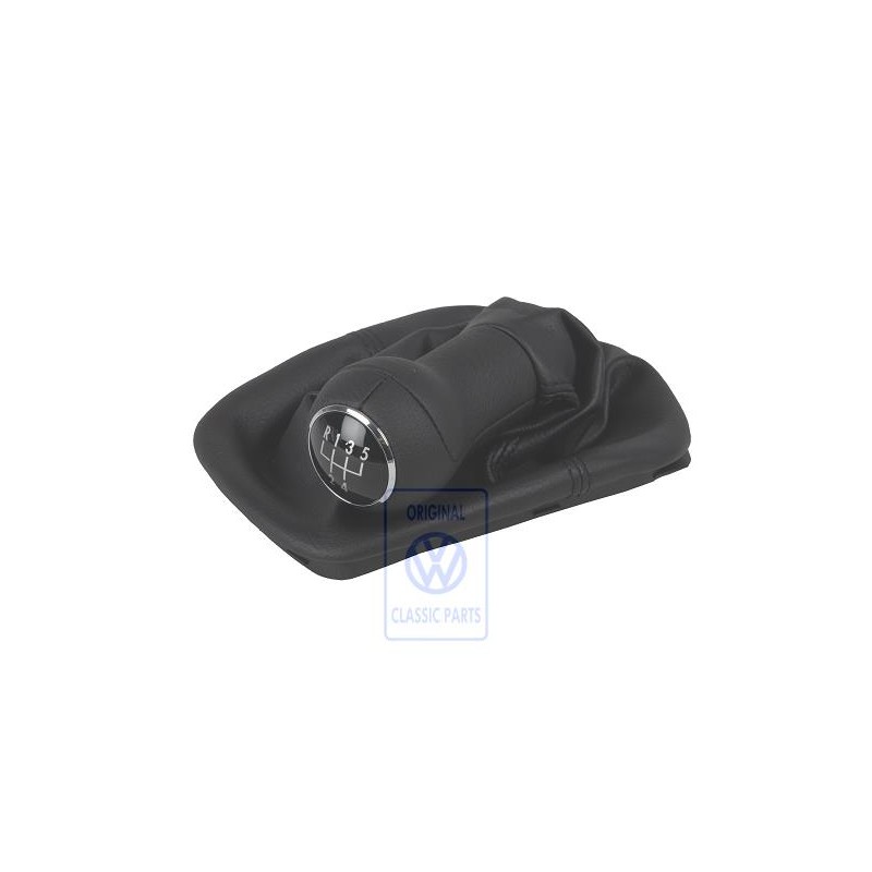 VW Originale Pomo Leva Cambio Pelle Con Rivestimento Leva - 1J0711113DFMEK