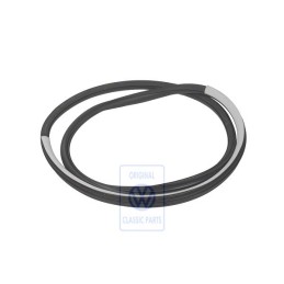 VW Originale Guarnizione Porta Int. Nero Satinato/Grigio Perla - 1J5867367H FKL